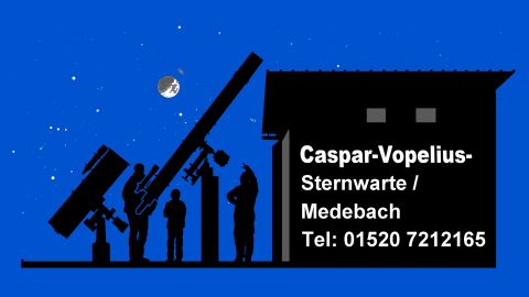 Veranstaltung: Astronomische Veranstaltungen Caspar-_Vopelius-Sternwarte